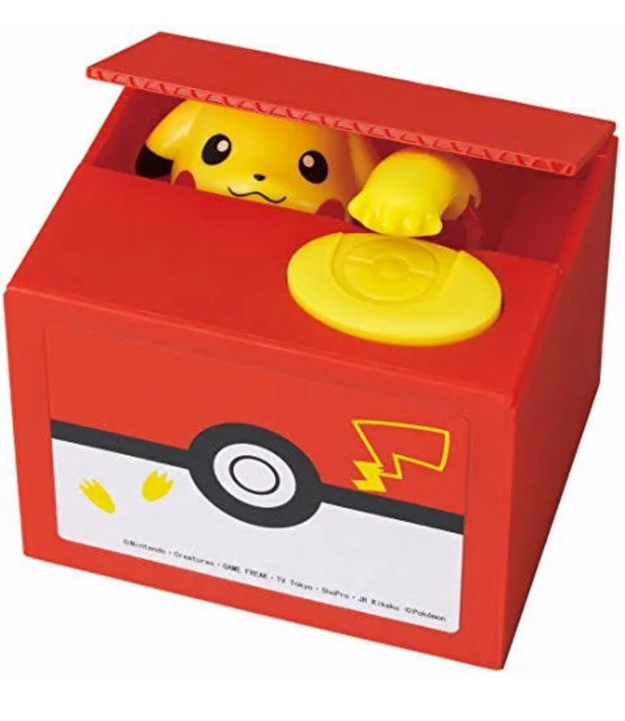Pickachu Pockemon Musical Coin Piggy Bank