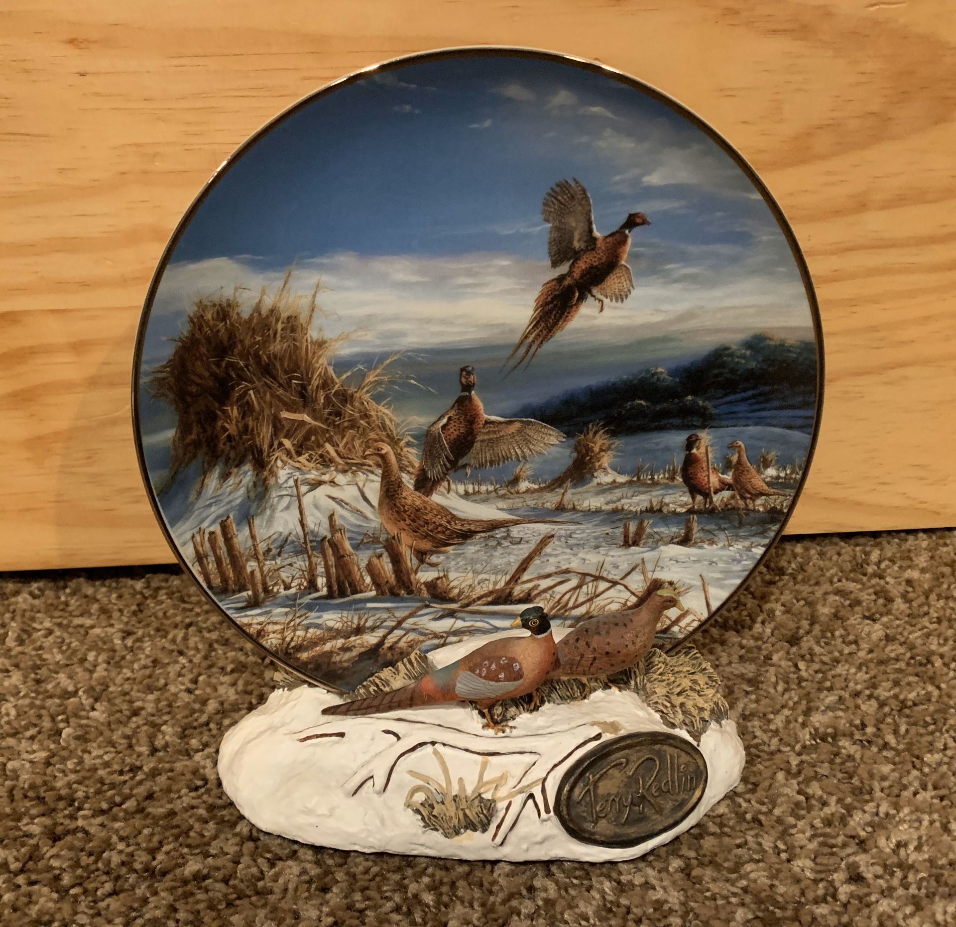 Terry Redlin Plate - Startled