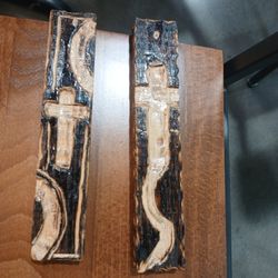 Wood Hand Made Insane Holders