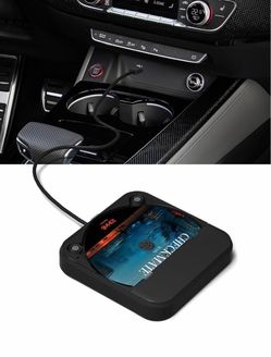 Portable Car CD Player With USB/AUX Port,External CD Player Compatible With Car Radio Stereo, Laptop, TV, Computer,Universal For Vehicle With Adapter 