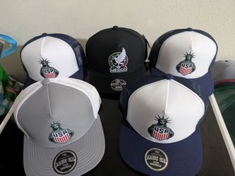 USA soccer hats