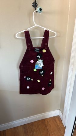 Studio Ghibli Spirited Away Soot Sprites & Stars Toddler Overall Dress