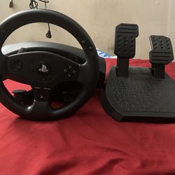 Thrustmaster T80 Racing Steering Wheel & Pedal Set For Sony PS3/PS4 