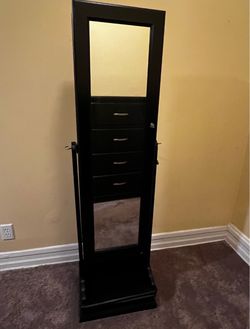 Jewelry Armoire (Black)
