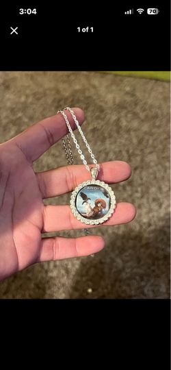 Cardi B Photo Necklace