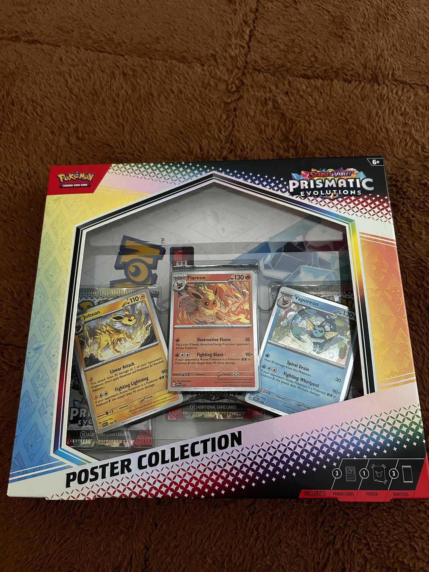 Pokemon Prismatic Evolutions Poster Box