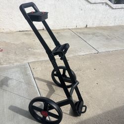 Folding golf cart caddy