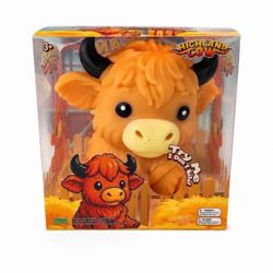 Highland Cow Squishy Toy Viral Tik Tok Soft Slow Rising Stress Relief Fidget Toy