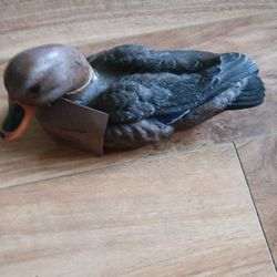 Lot of  2 
C-2 Mallard & C-2H Mallard Hen, 
9" Original Hand Crafted Collector's Edition Hand Carved, Painted Wood Duck Signed Decoy