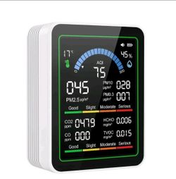 ☆ MT 13 10-in-1 Indoor Air Quality Monitor, Real-time AQI Tester