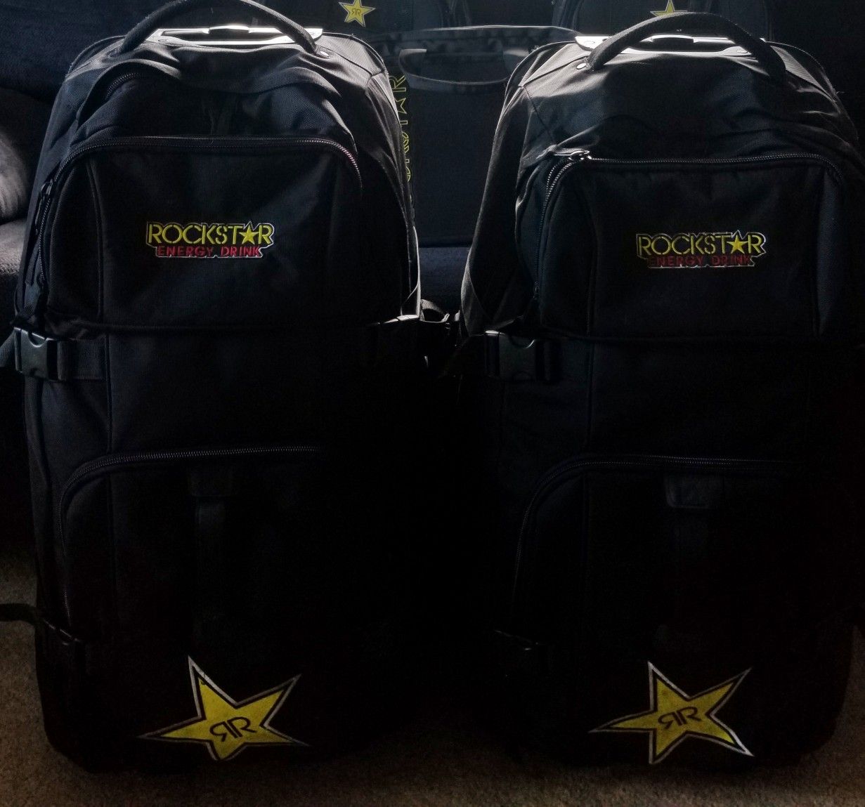 Rockstar Energy Suitcases