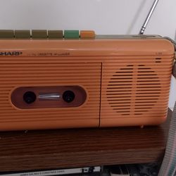 SHARP Radio Cassette Recorder,(only Working Radio)
