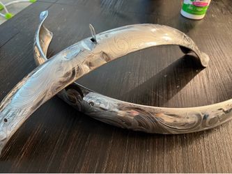 26” engraved fenders
