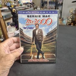 New Sealed DVD Movie "Mr. 3000" A 2004 American Sports Comedy Starring Bernie Mac