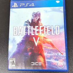 PS4 BATTLEFIELD V LITTLE USED 
