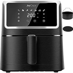 JOYOUCE Premium Quality Joy3 Air Fryer Family Size 5.8 Quart Extra Air Fryer Accessories for Oil Free Cooking Smart Touch Screen with 8 Presets 1700W