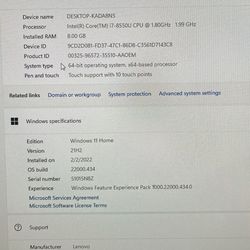 Lenovo Desktop All In One 