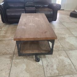 Wheeled Console / Coffee Table