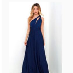 Royal Blue Maxi Wrap Dress