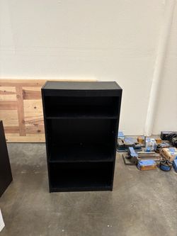 Black shelf