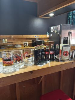 NASCAR Beer Mugs, Coca Cola Bottles Collection 