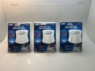 Feit Electric White Multi-Color LED Motion Sensor Automatic Night Light, 3 Pack