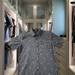 Boys XL Volcom Button Up