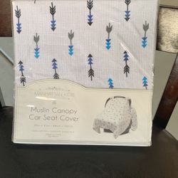 Muslin Canopy Car Seat Cover NEW