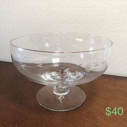 Base De Vidrio Princess House     Princes House Clear Vase 