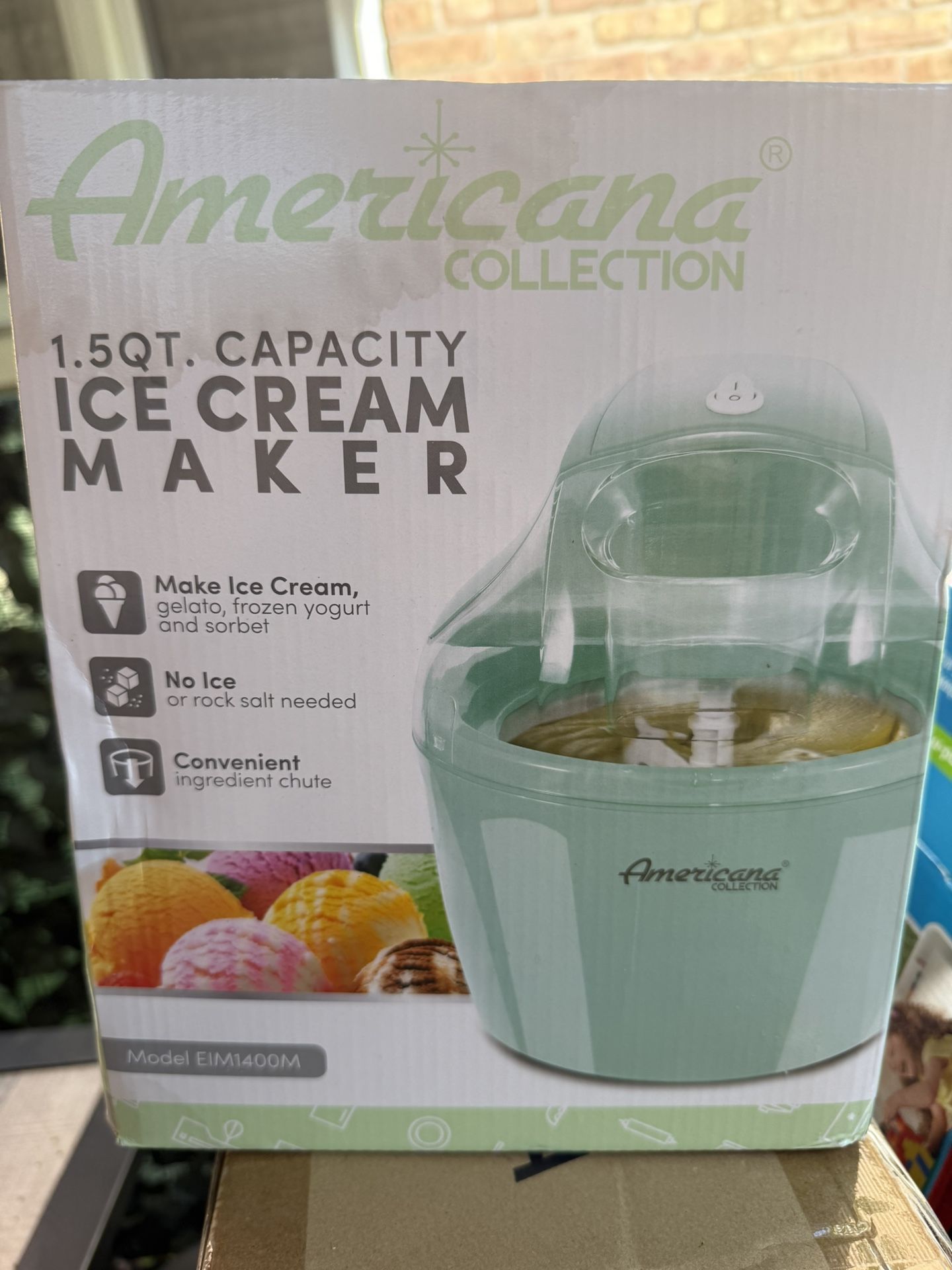 Americano Collection Ice Cream Maker