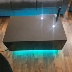 Black LED coffee Table