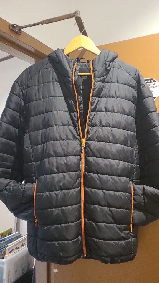 MENS NEW BLACK FROST FREE HOODIE ZIP JACKET FROM ONLY N SONS