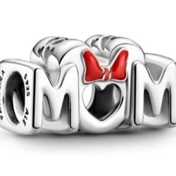 New AUTHENTIC Pandora Disney Minnie Mouse MOM Charm