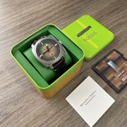Minecraft x Fossil Limited-Edition Grass Block Chronograph Watch