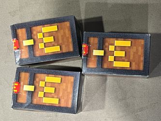 2025 Minecraft Movie McDonald’s Box cards Lot Of 3 Hamburglar & Birdie & Helmet