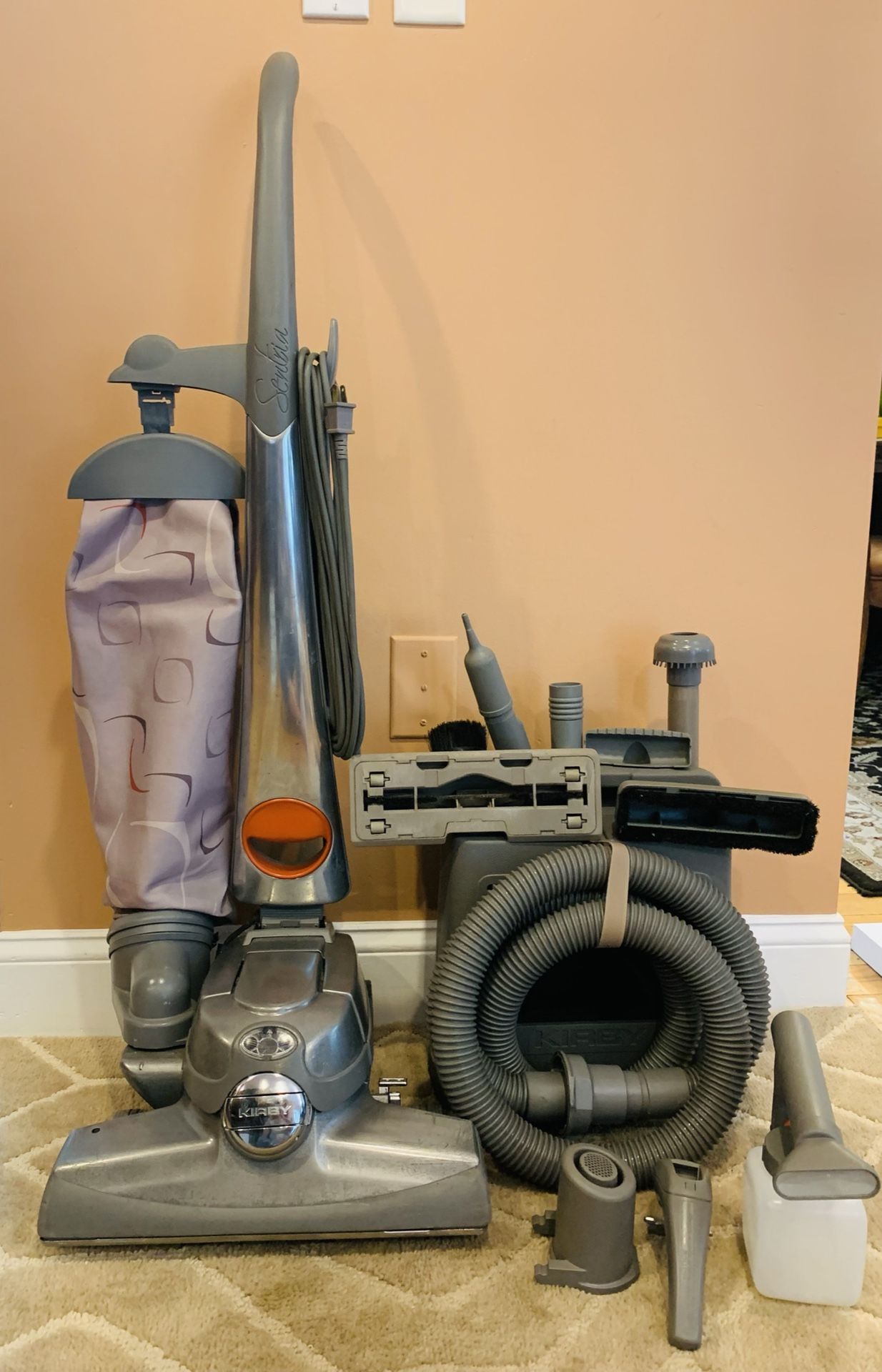 Kirby Sentria vacuum cleaner with attachments