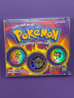 Vintage Pokemon Battling Coin Game Nintendo Hasbro Meowth Persian Kadabra