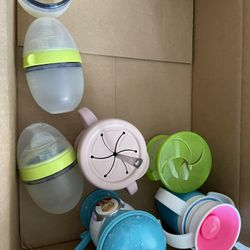 Baby bottle kids snack cups 