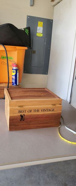 Vintage Wooden Storage Box – Best of the Vintage