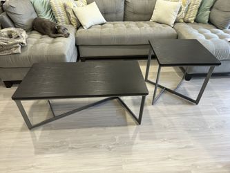 Black Coffee And End Table