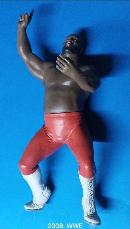 WWE Junkyard Dog Action Figure 7 in Unmatched Fury 2008 Jakks Pacific Rare
