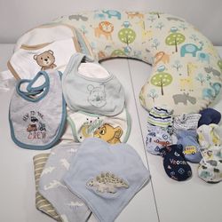 Nursing Pillow,  Mittens, Bibs & Burp Cloths 