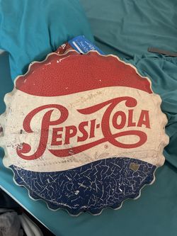 1(contact info removed) Pepsi-Cola Advertising Sign