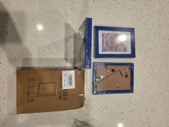 Blue 4x6 Picture Frames – Set of 3
