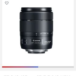 Canon EF-S 18-135mm Lens