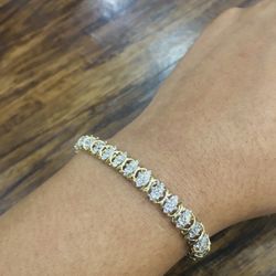 10KT DIAMOND BRACELET W 2CT DIAMOND 