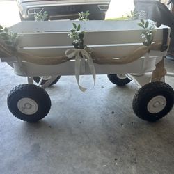 Wedding Wagon And Ring Pillow