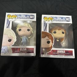 Frozen II Elsa And Anna Funko Pops