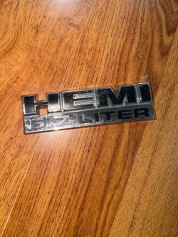 Dodge Hemi 5.7 Liter Emblem