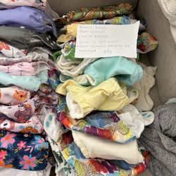 Huge Cloth Diaper Lot Plus Extras 